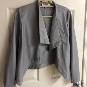 BB Dakota Suede Leather Gray Jacket